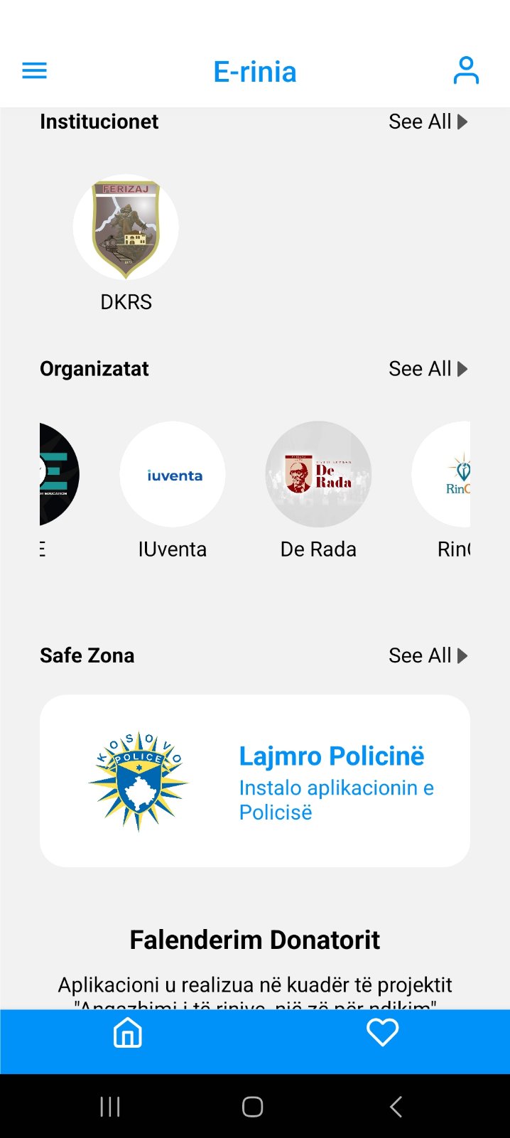 E-Rinia app screenshot 2